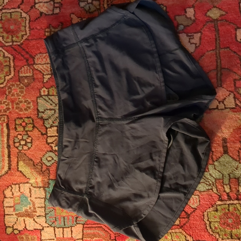 Lululemon Speed Shorts size 4, black.